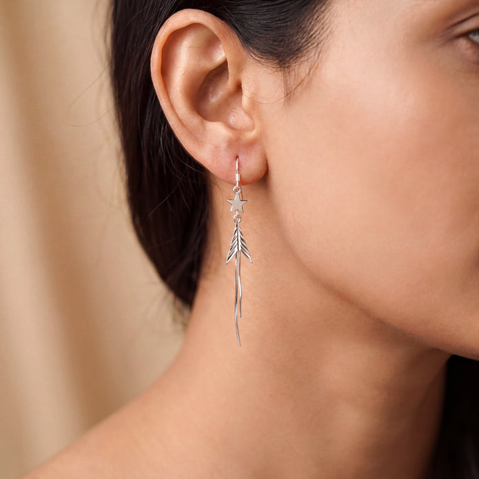 Star Arrow Drop Earrings — 2
