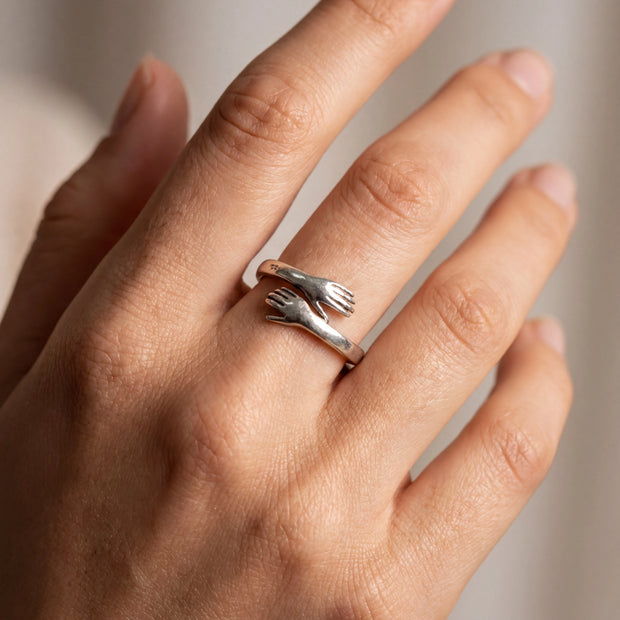 Embrace Hands Ring — 2