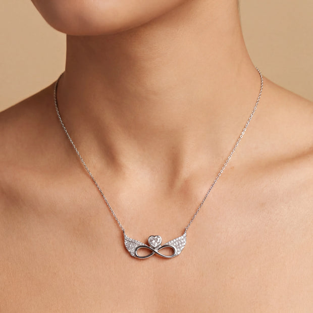 Infinity Wing Necklace — 2