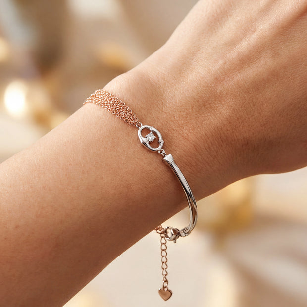 Two-Tone Link Bracelet — 2
