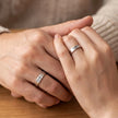 Heartbeat Couple Rings — 2