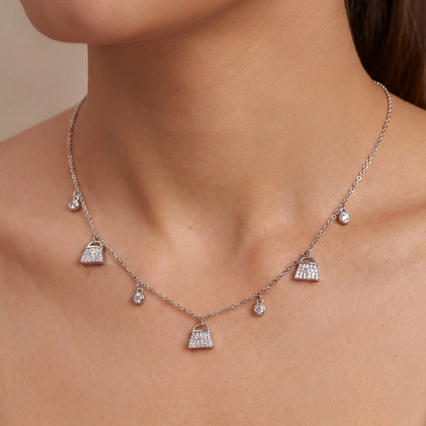 Sparkling Pouch Necklace — 2