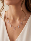 Teardrop Charm Necklace — 2