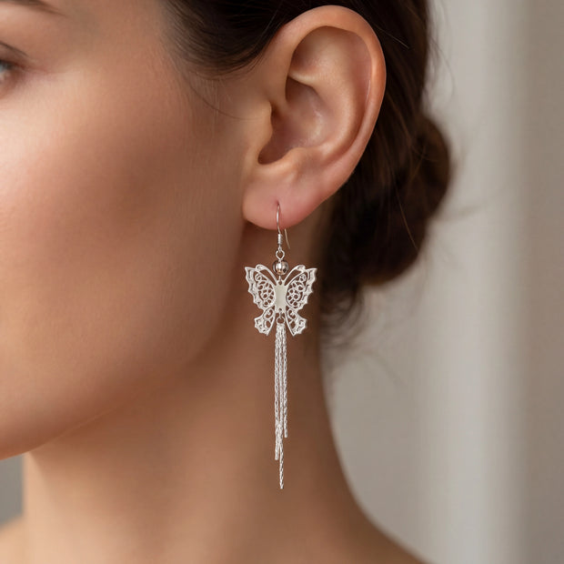 Filigree Butterfly Drops — 2