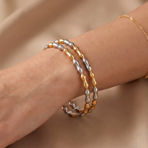 Two-Tone Bead Bangles — 2