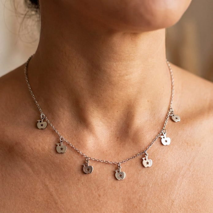 Apple Charm Necklace — 2