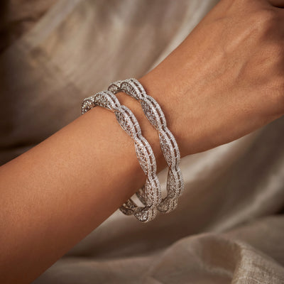 Filigree Scallop Bangles — 2