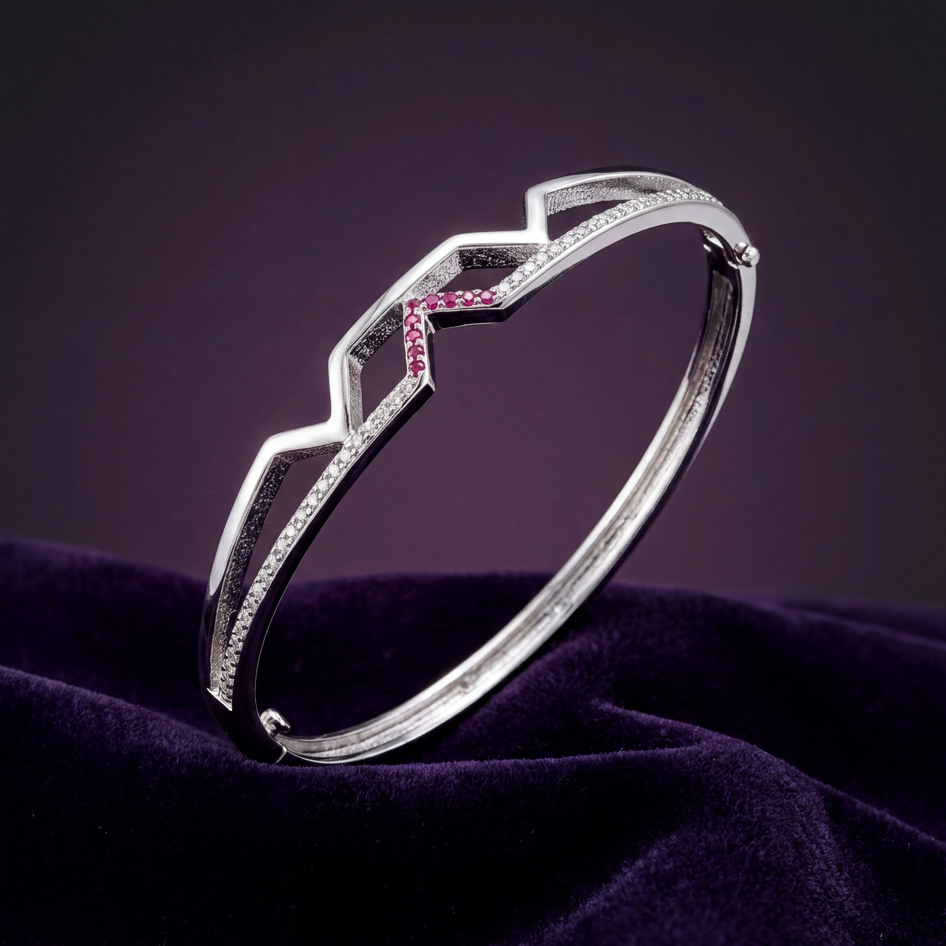 Pink Geo Bangle — 3