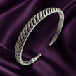 Sleek Ribbed Bangle
