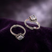 Vintage CZ Toe Rings — 3