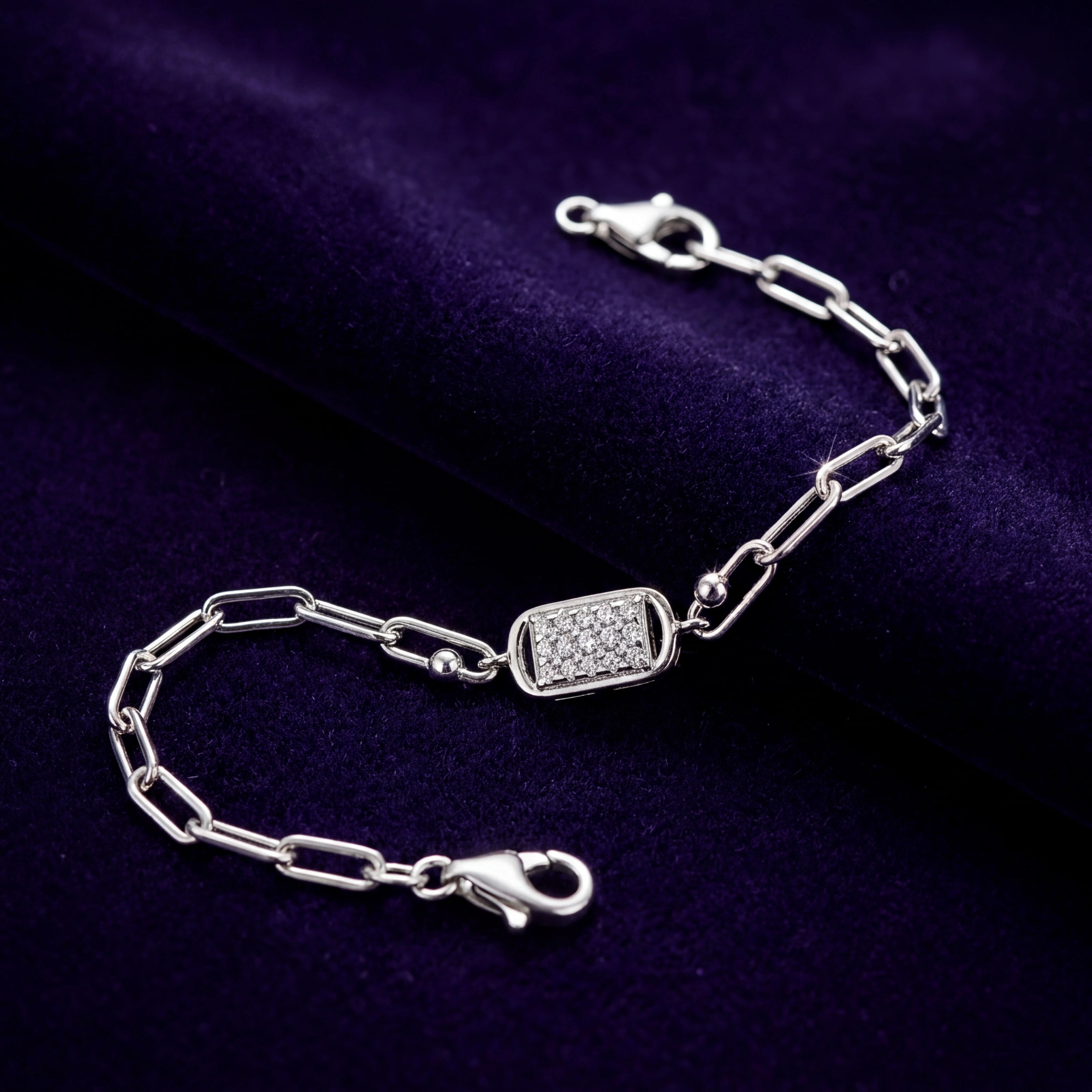 Pavé Link Bracelet — 3