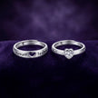 Heart Couple Rings — 3