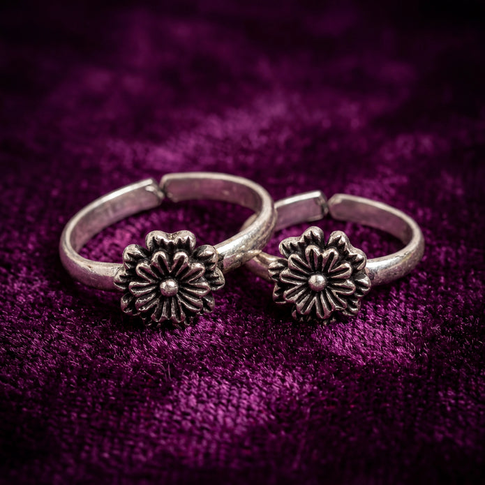 Floral Toe Ring — 3
