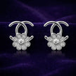 CZ Floral Studs