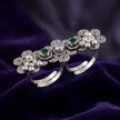 Vintage Scroll Double Ring — 3