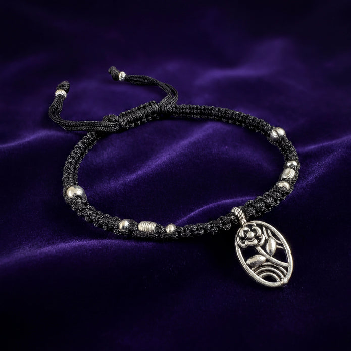 Floral Cord Anklet — 3