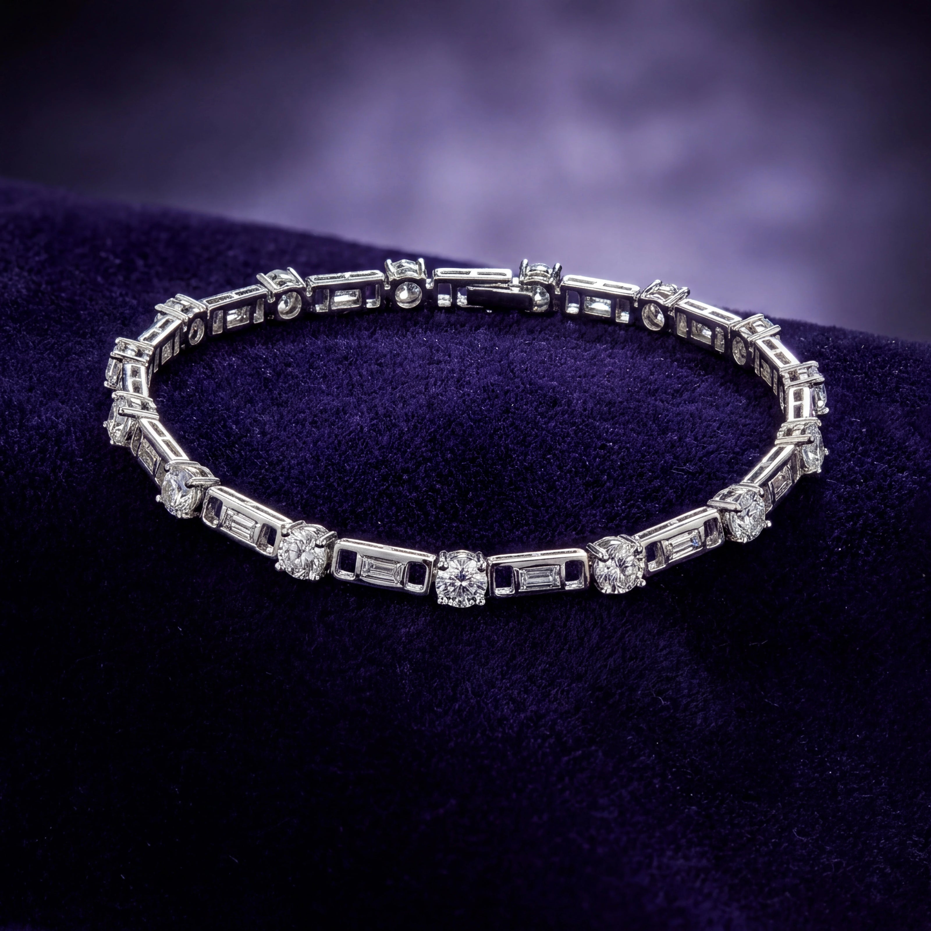Baguette Tennis Bracelet — 3