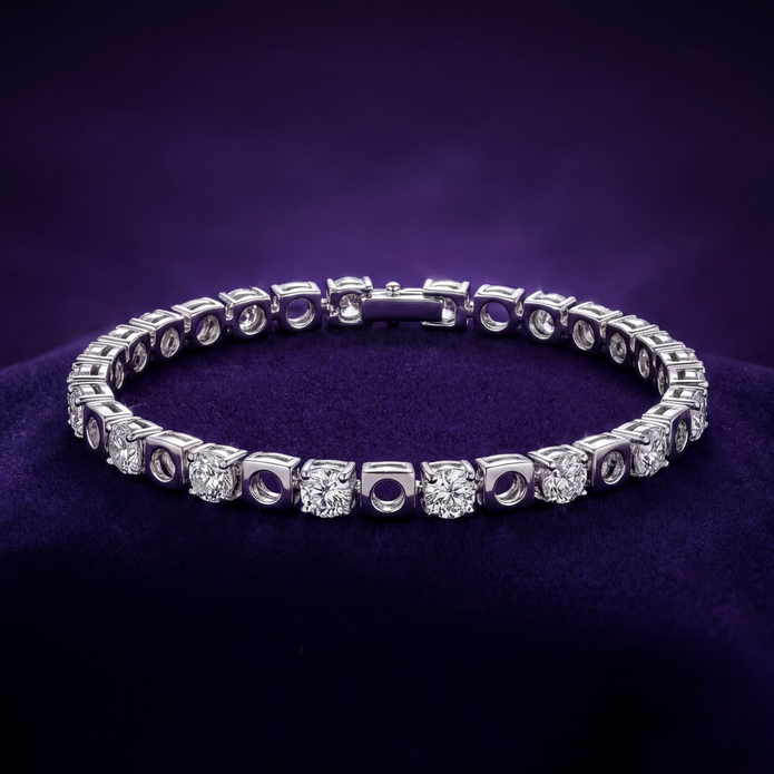 Geometric CZ Bracelet — 3