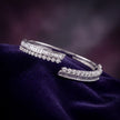 CZ Baguette Cuff Bracelet — 3