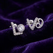 Love Motif Studs — 3