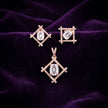Radiant CZ Geometric Set — 3