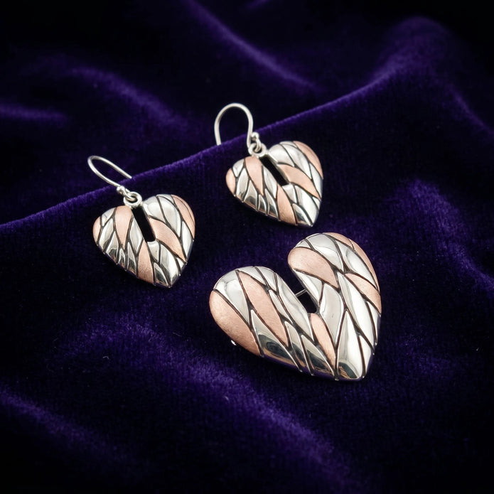 Two-Tone Heart Set — 3
