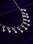 CZ Hearts Dangle Necklace — 3