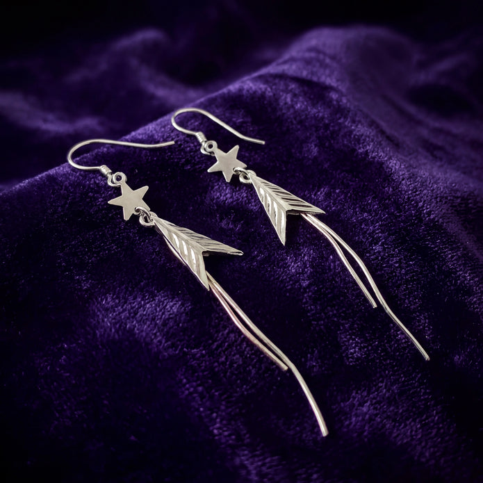 Star Arrow Drop Earrings — 3