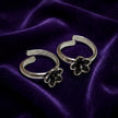 Floral Charm Toe Rings — 3