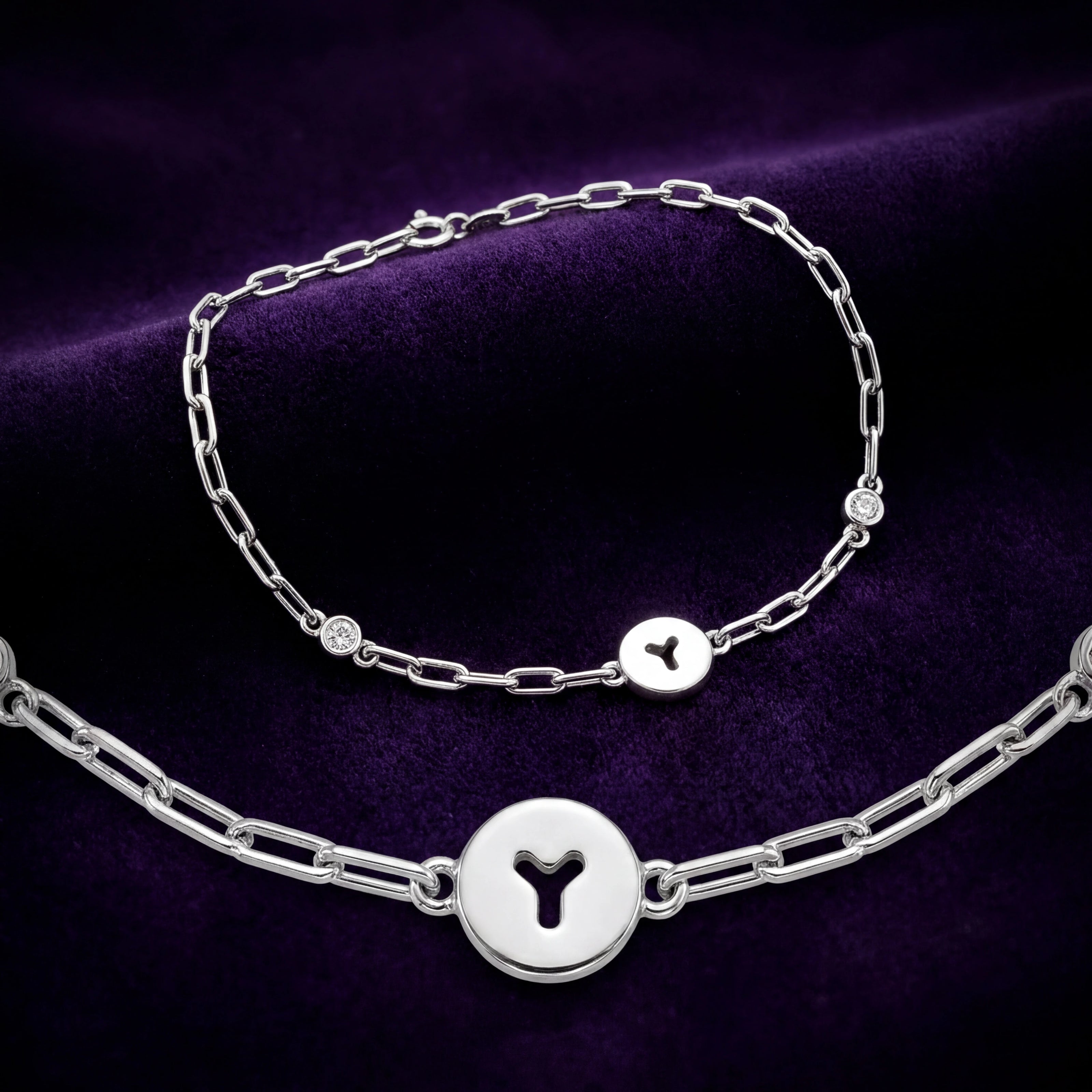 Minimal Sparkle Anklet — 3