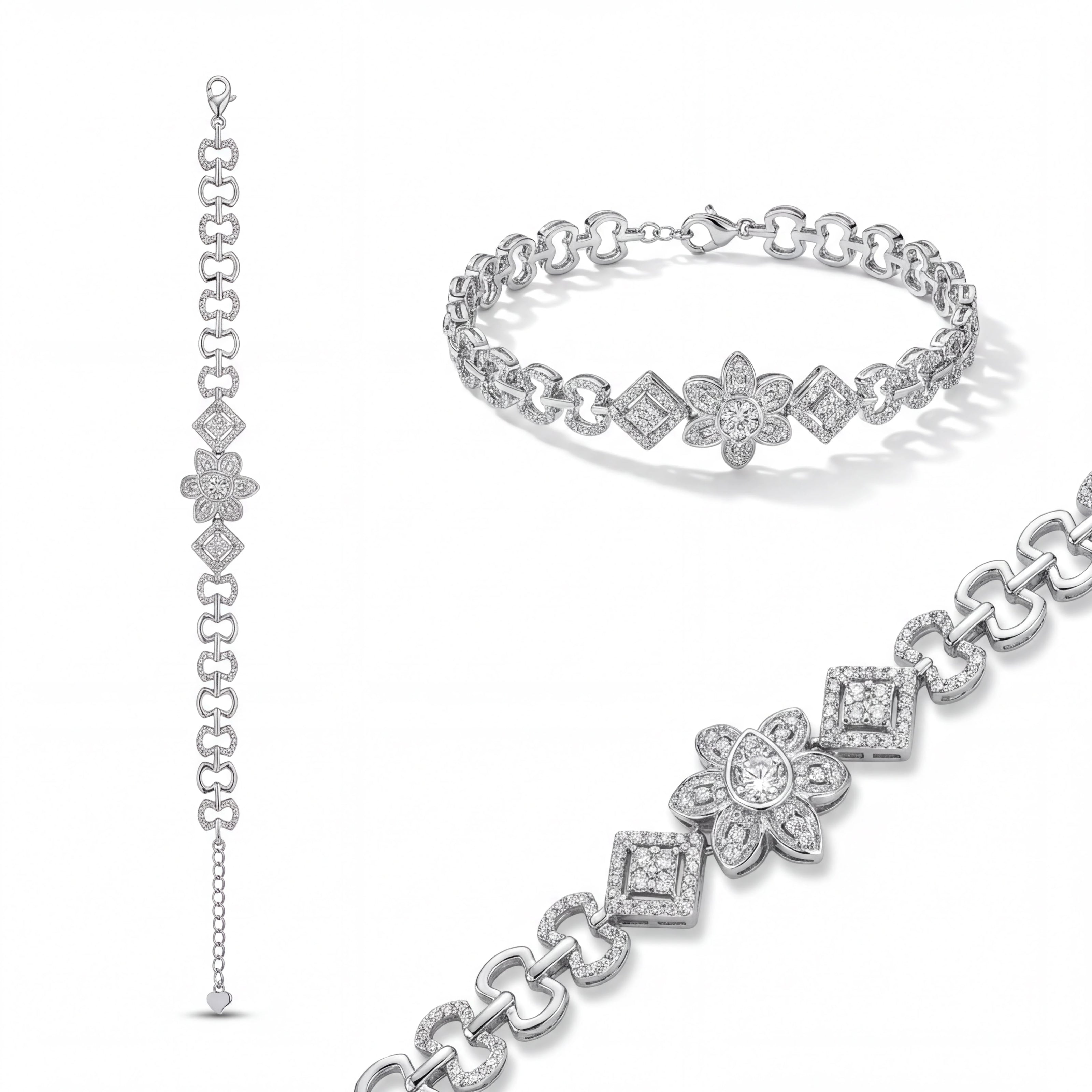 Floral Sparkle Bracelet — 4