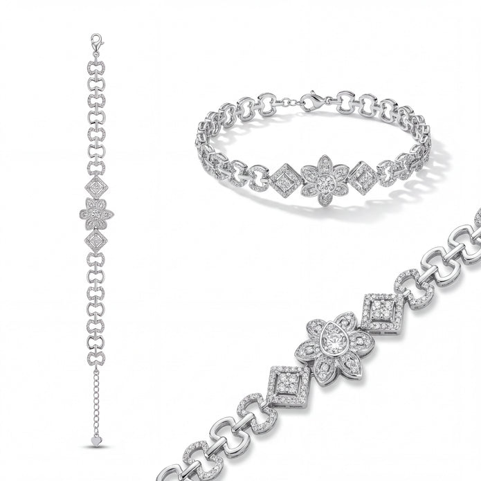 Floral Sparkle Bracelet — 4
