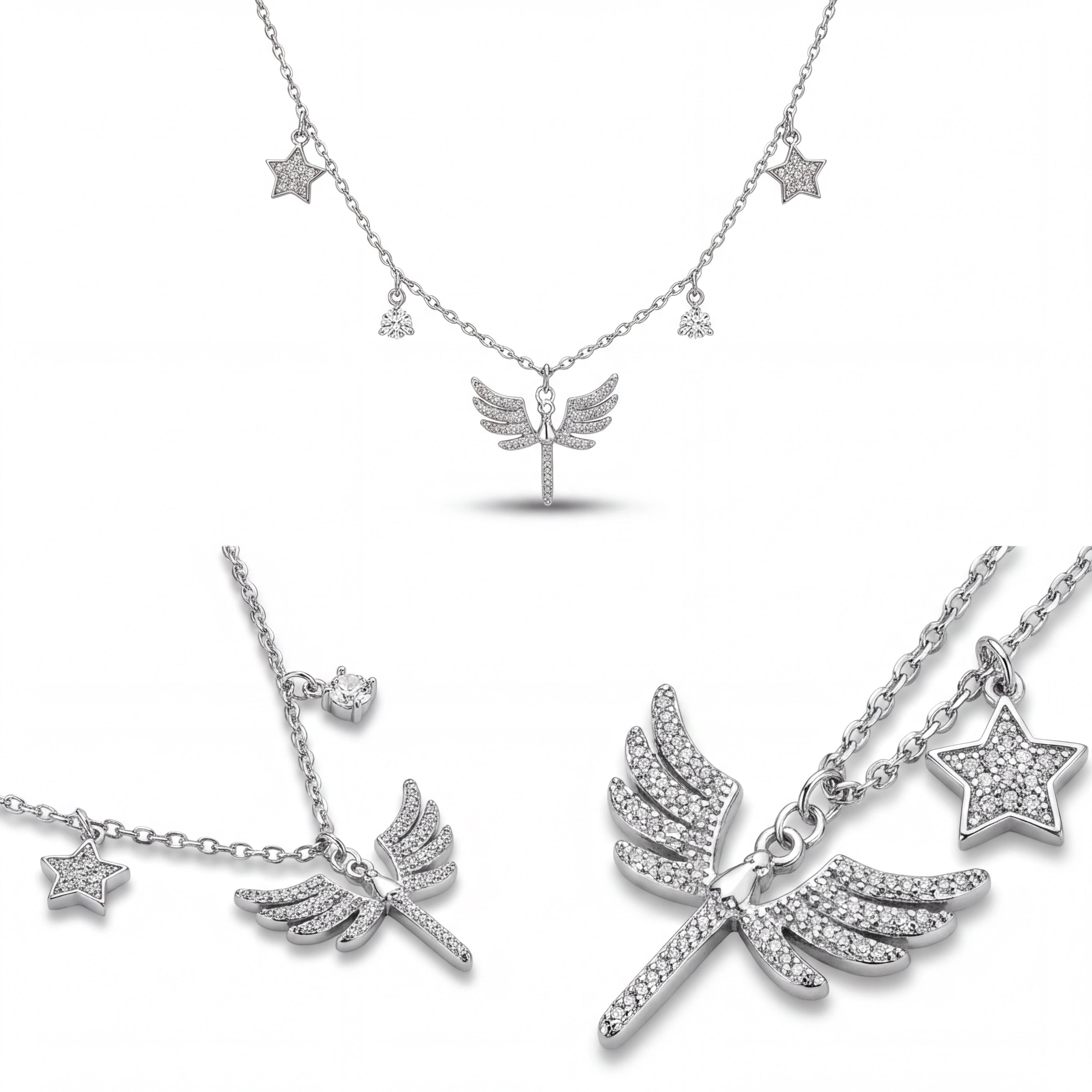Winged Charm Necklace — 4