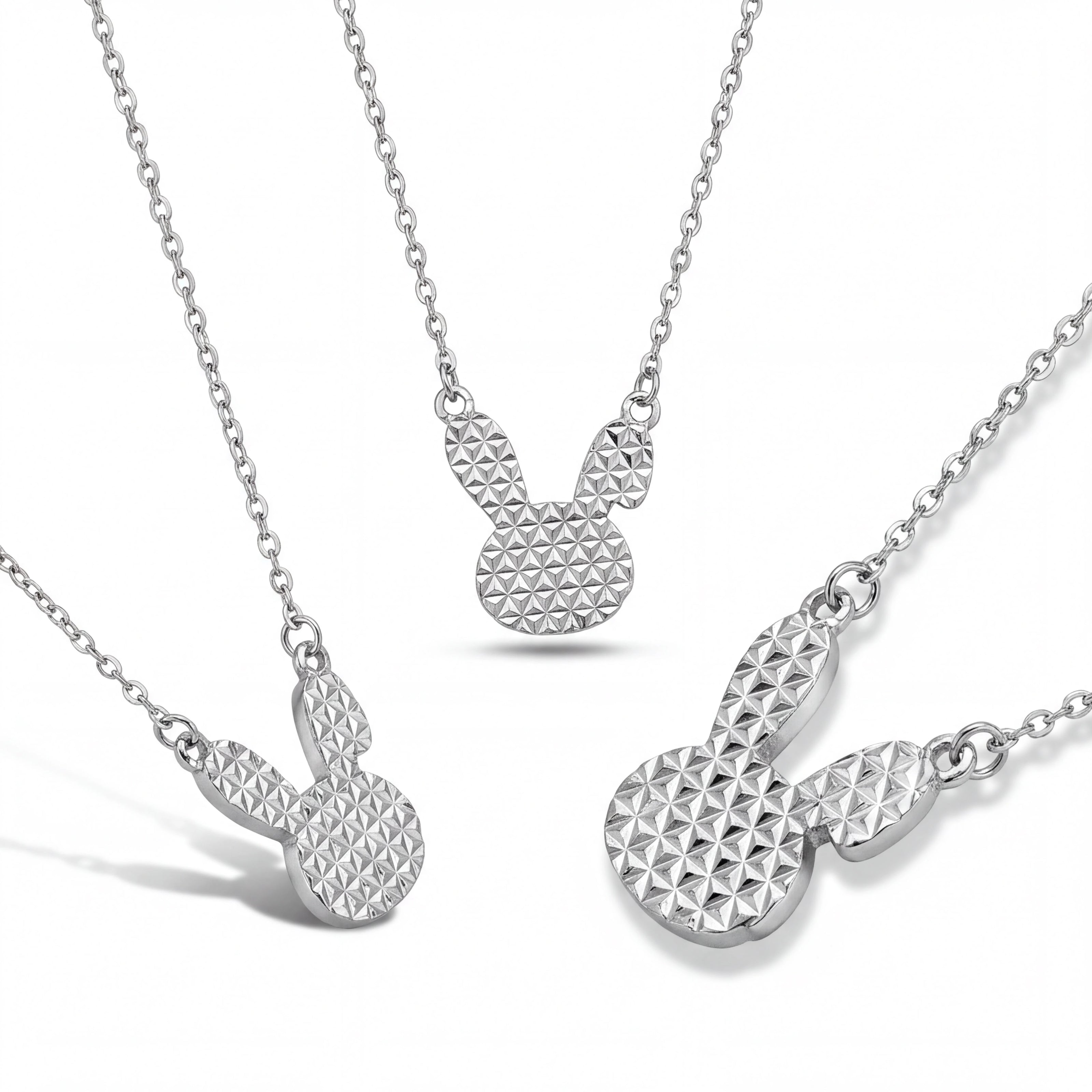 Geometric Bunny Necklace — 4