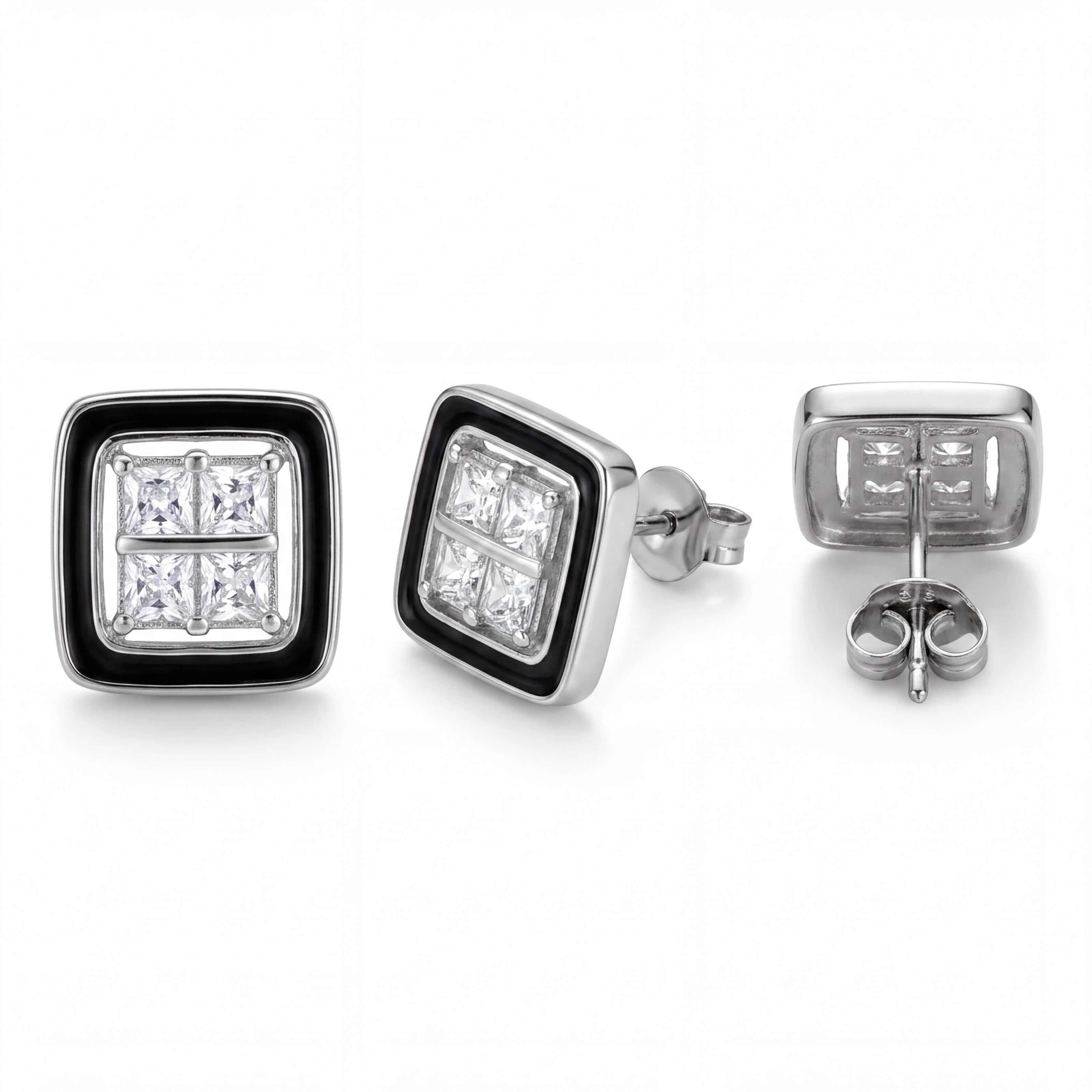 Square Grid Studs — 4