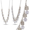 Shimmering CZ Fringe Necklace — 4