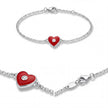 Red Heart Charm Bracelet — 4