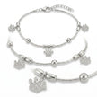 Crown Charm Anklet