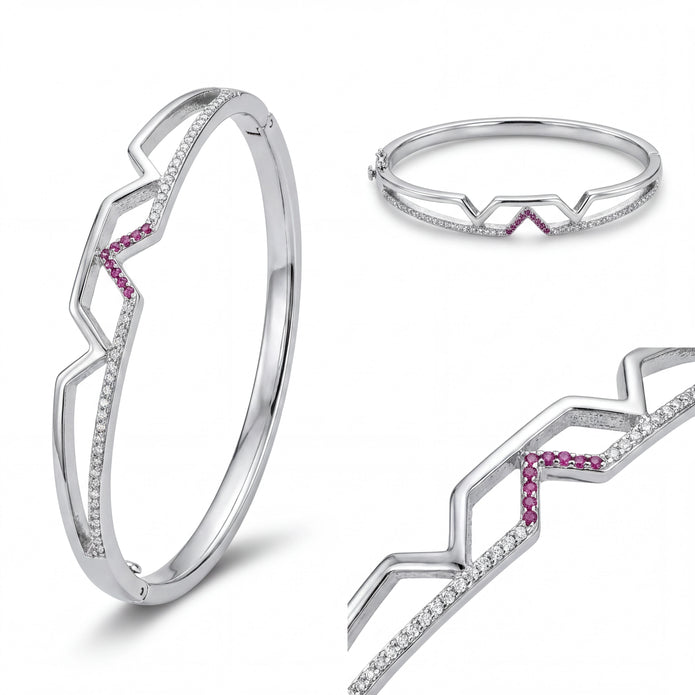 Pink Geo Bangle — 4