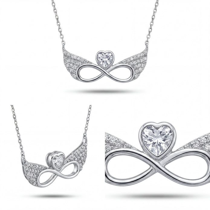 Infinity Wing Necklace — 4