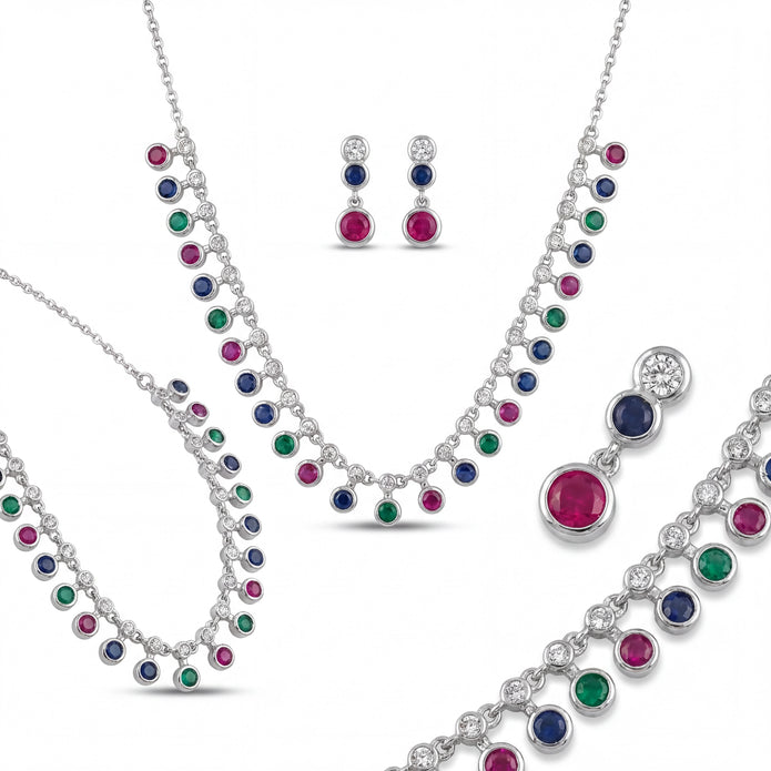 Vibrant Color CZ Set — 4