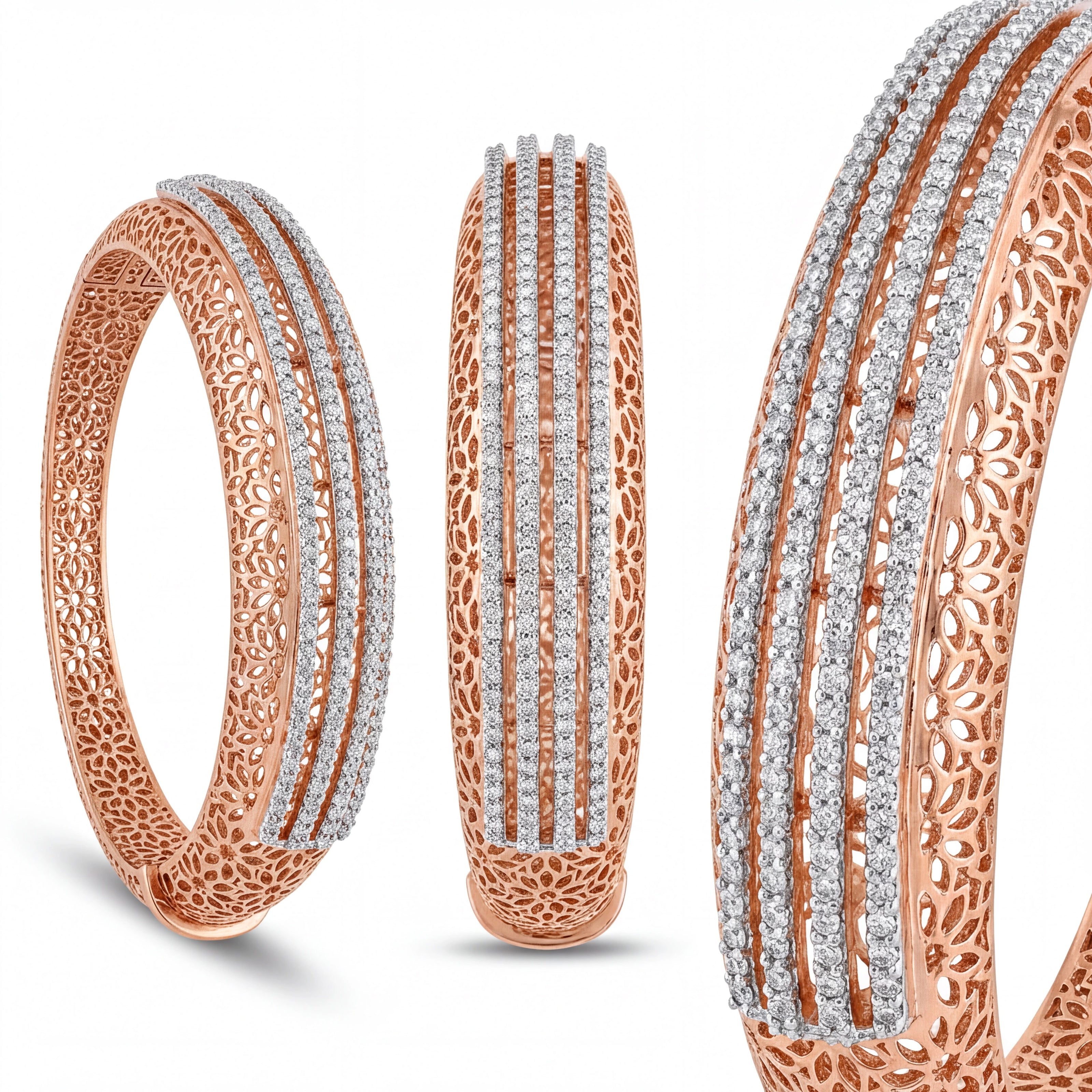 Filigree Sparkle Bangle — 4