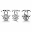 CZ Floral Studs