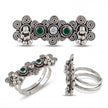 Vintage Scroll Double Ring — 4
