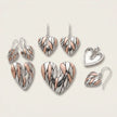 Two-Tone Heart Set — 4