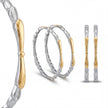 Two-Tone Textured Bangles — 4