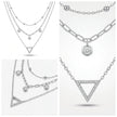 CZ Layered Necklace — 4