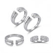 Pavé Open Band Ring — 4