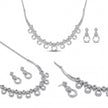 CZ Teardrop Set — 4