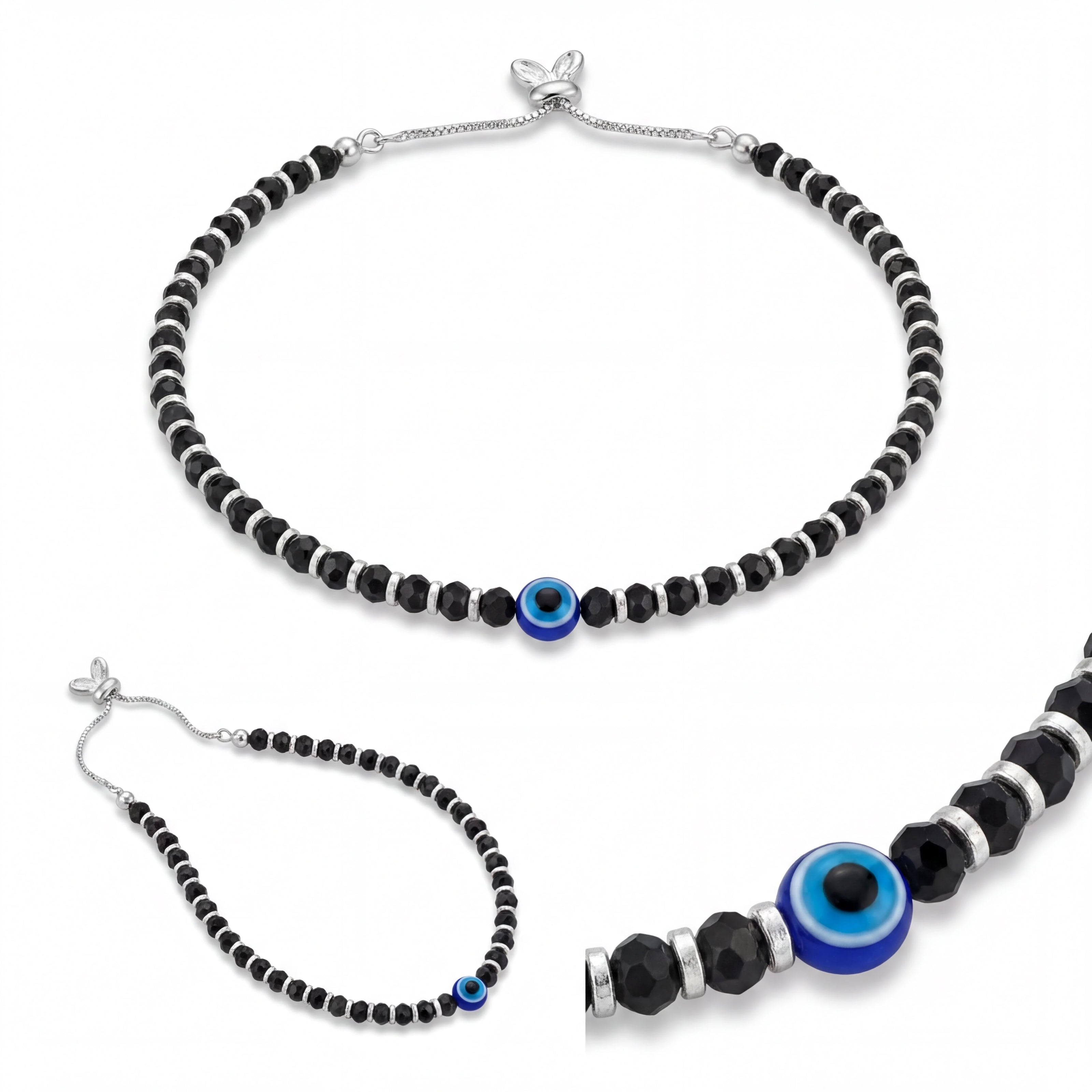 Evil Eye Beaded Anklet — 4